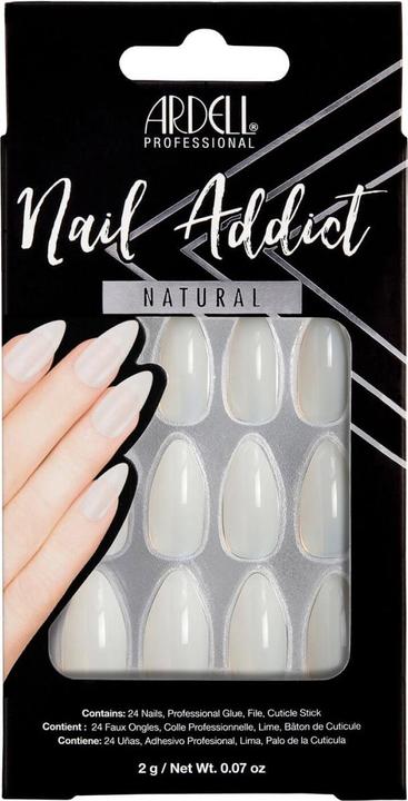 Immagine prodotto Ardell Nail Addict - Nail Addict Natural Stiletto (Unghie artificiali, Bianco)
