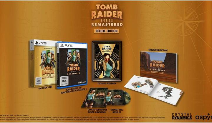 Image du produit Aspyr Tomb Raider 1-3 PS-5 Remastered Deluxe Edition (PS5, DE)