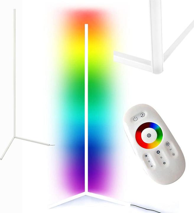 Mozo Corner toršeras LC-RGB LED baltas (65 lm)