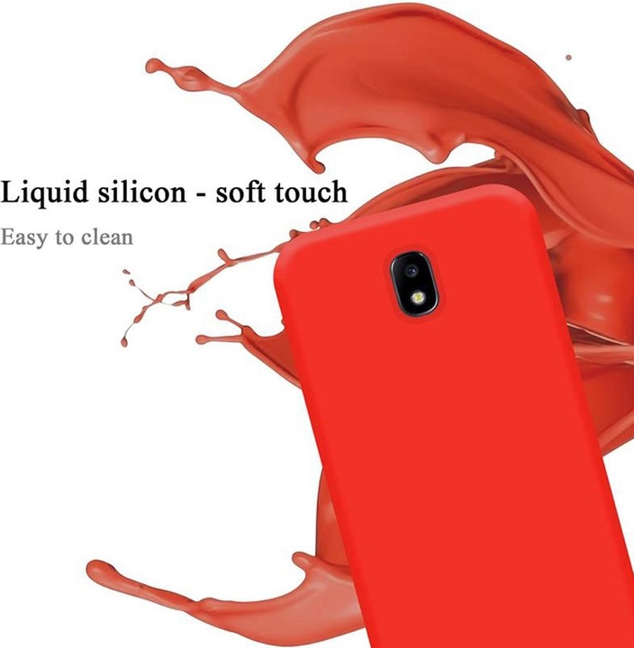 Actual product image Cadorabo TPU Liquid Silicone Case Cover (Samsung Galaxy J7 2017)