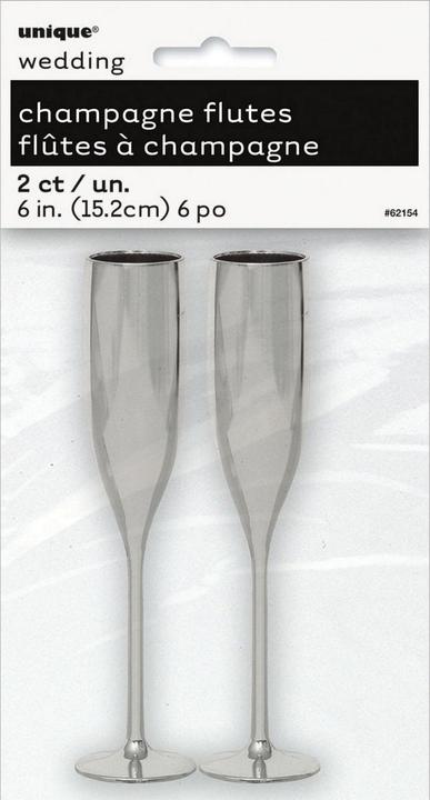 Produktbild Unique Party Champagnerglas Kunststoff Partygeschenke 2erPack