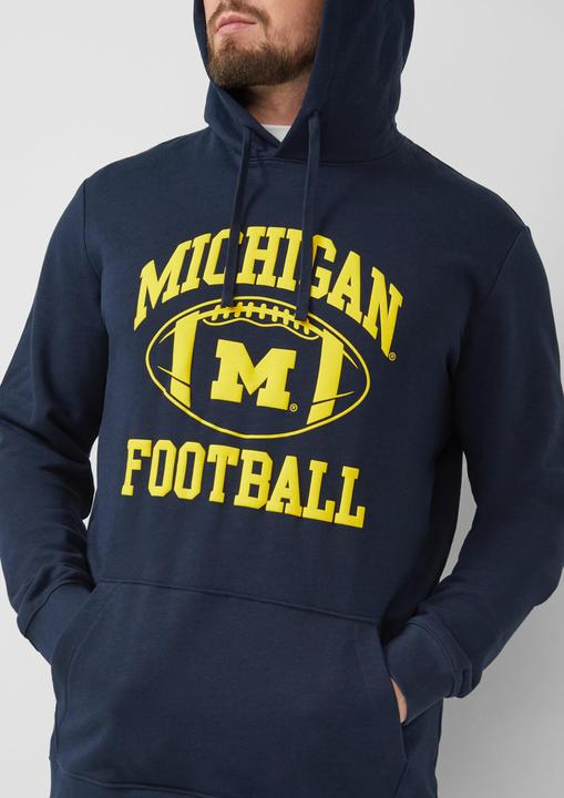 Produktbild s.Oliver Kapuzen-Sweatshirt im Modern Fit mit College-Artwork (3XL)