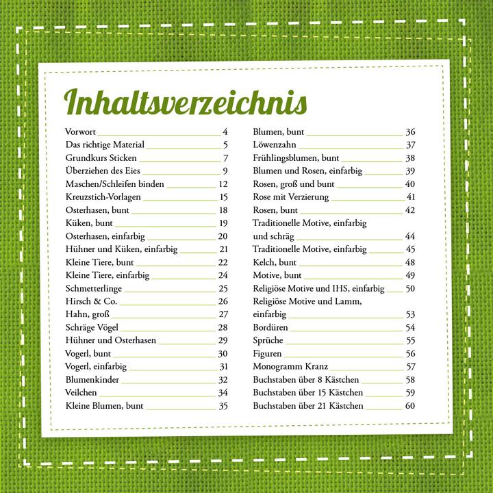 Produktbild Ostereier schön bestickt (Deutsch, Helga König, 2018)
