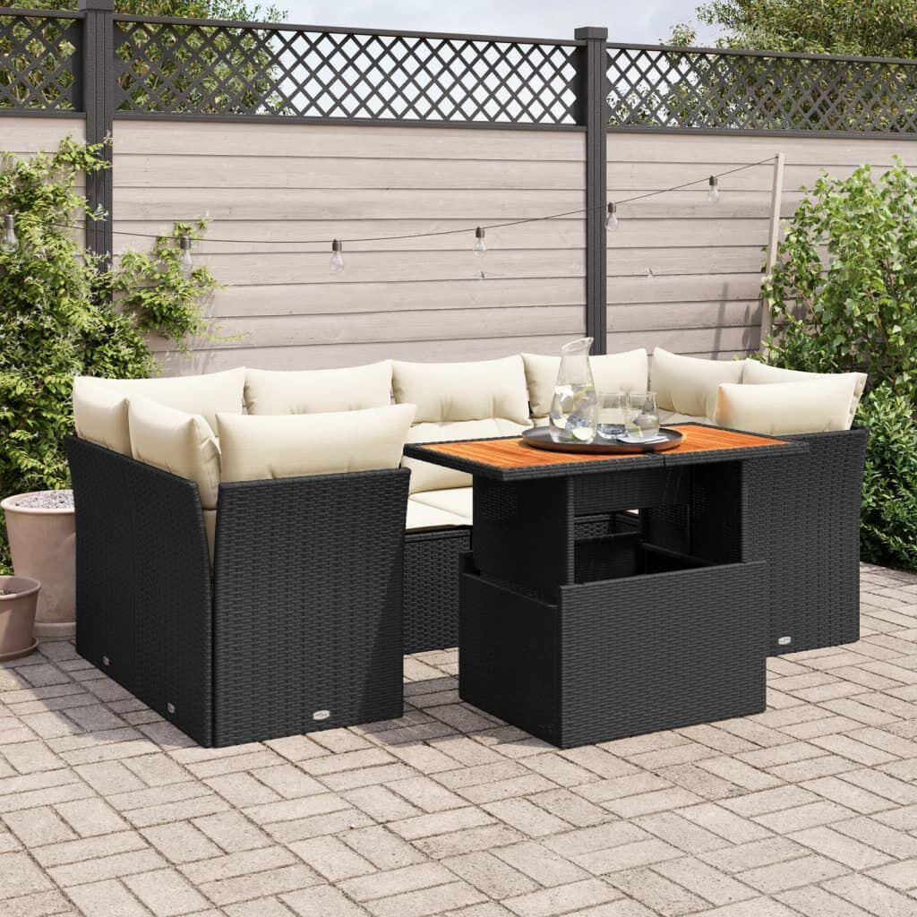 Thumbnail - VidaXL, Gartenlounge, 10-tlg. Garten-Lounge-Set mit Kissen