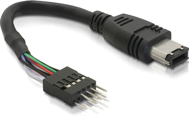 Image du produit Delock FireWire IEEE 1394A connecteur mâle 6 broches (0.16 m, FireWire)
