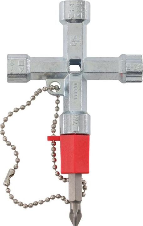 Produktbild HP Autozubehör Schaltschrankschlüssel Doublehead Key 11 Funktionen mit Bitadapter