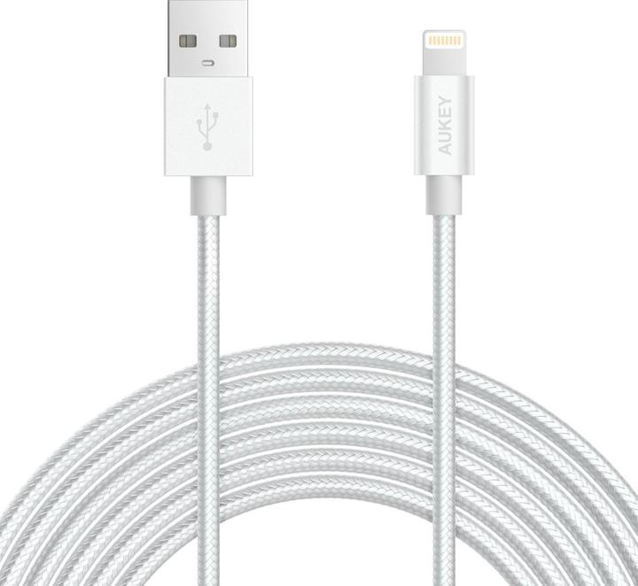 Produktbild Aukey MFi Lightning Nylon (2 m, USB 2.0)