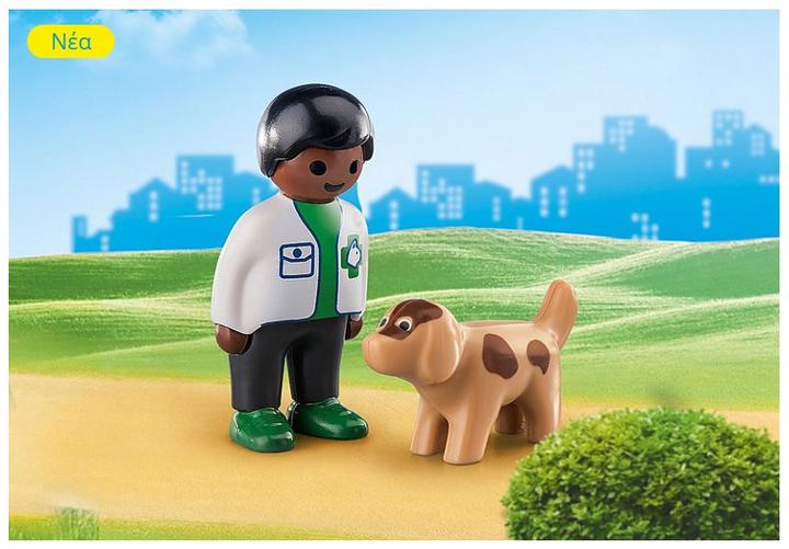 Produktbild Playmobil Tierarzt mit Hund (70407, Playmobil 1.2.3)