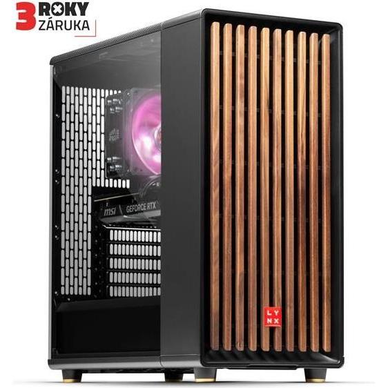 LYNX Challenger i7 14700KF 32GB 2TB SSD NVMe RTX 5070 12G W11 Home (2000 GB, 32 GB, GeForce RTX 5070), PC, Nero