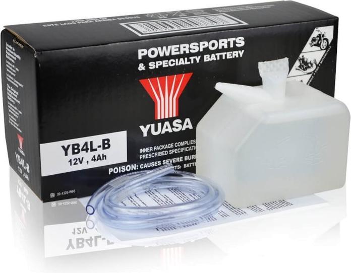 Produktbild Yuasa YB4L-B Rollerbatterie (12 V, 4 Ah, 45 A)