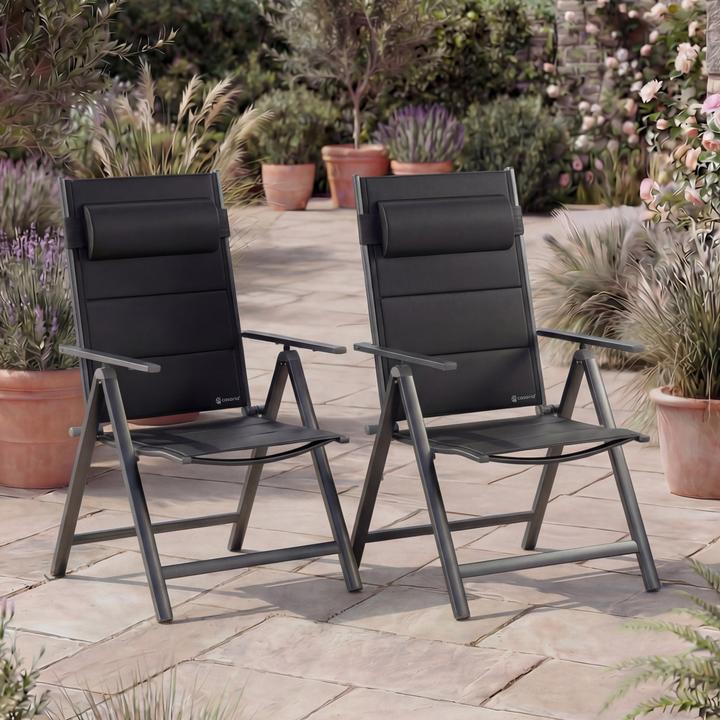 Image du produit Casaria Ensemble de chaises de jardin