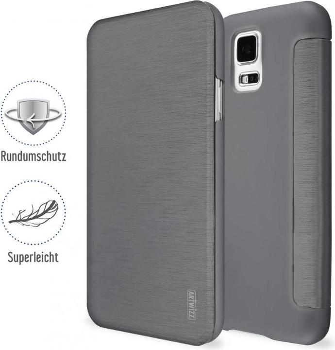 Actual product image Artwizz SmartJacket protective clip for Galaxy S5 Titanium (Samsung Galaxy S5)