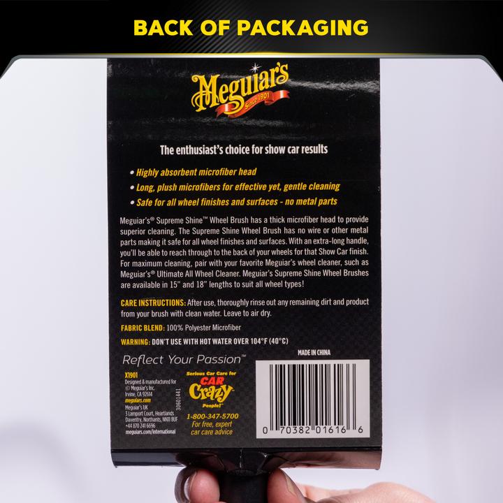 Immagine prodotto Meguiar's Spazzola per cerchioni Supreme L