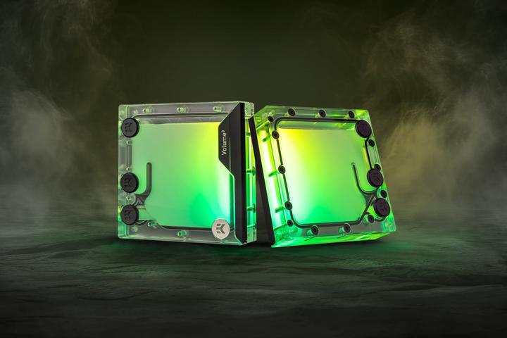Actual product image EKWB EK-Quantum Volume3 FLT - 120mm, D-RGB, acrylic