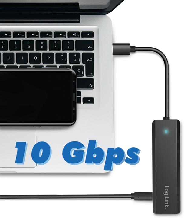 Produktbild LogiLink UA0412 (USB-C, 4 Ports)