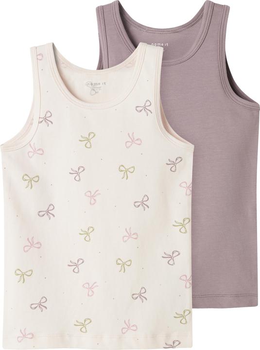 Actual product image Name it Nmftank Top 2p Barely Pink Bow Noos (110)