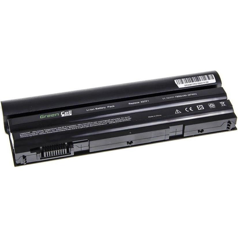 GreenCell Cell DE56TPRO Notebook-Ersatzteil Akku (9 Zellen, 7800 mAh), Notebook Akku, Schwarz
