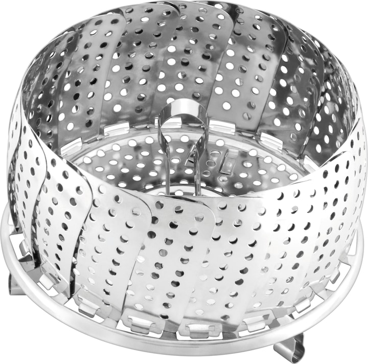 Silit Garsieb Dünsteinsatz Dampfgarer Einsatz mit Öse 14cm faltbar Edelstahl (14 cm, Metall)