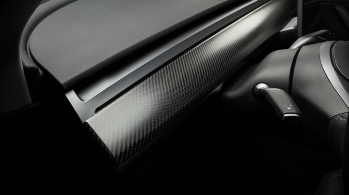 Produktbild 2befair Echt-Carbon Dashboardleisten für das Tesla Model 3/Y