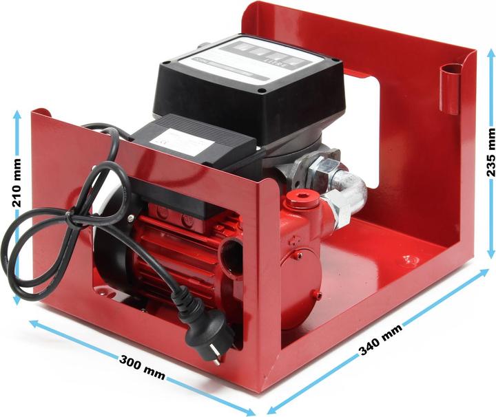 Actual product image Wiltec Self Priming Bio Fuel Oil Diesel 230V/600W 40l/min Transfer Pump H/D Portalbe