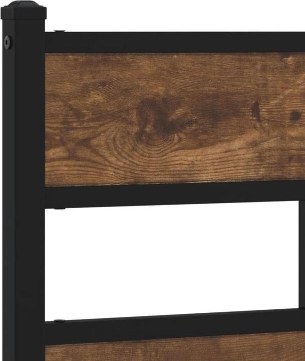 Produktbild VidaXL Bett ohne Matratze Räuchereiche (90 x 200 cm)