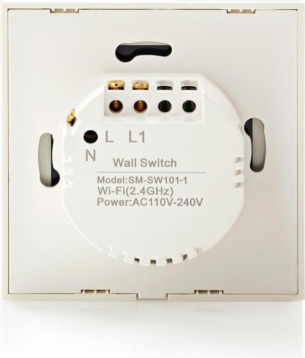 Immagine prodotto Nedis Interruttore luminoso intelligente WLAN (WIFIWS10WT) - Semplice