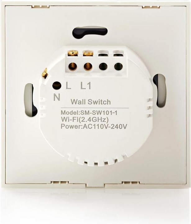 Image du produit Nedis Interrupteur d'éclairage intelligent WLAN (WIFIWS10WT) - Simple