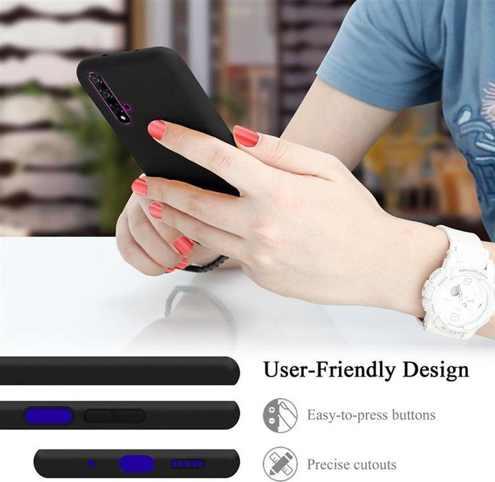 Produktbild Cadorabo TPU Liquid Silicone Case Cover (Huawei Nova 5T, Honor 20s, Huawei P20)