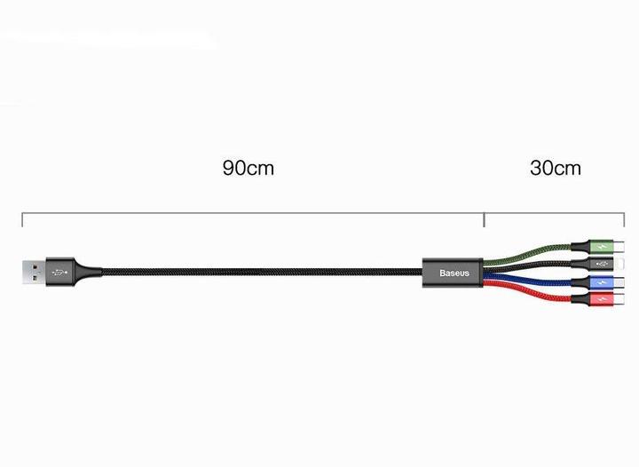 Productafbeelding Baseus 4in1 (1.20 m, USB 2.0)