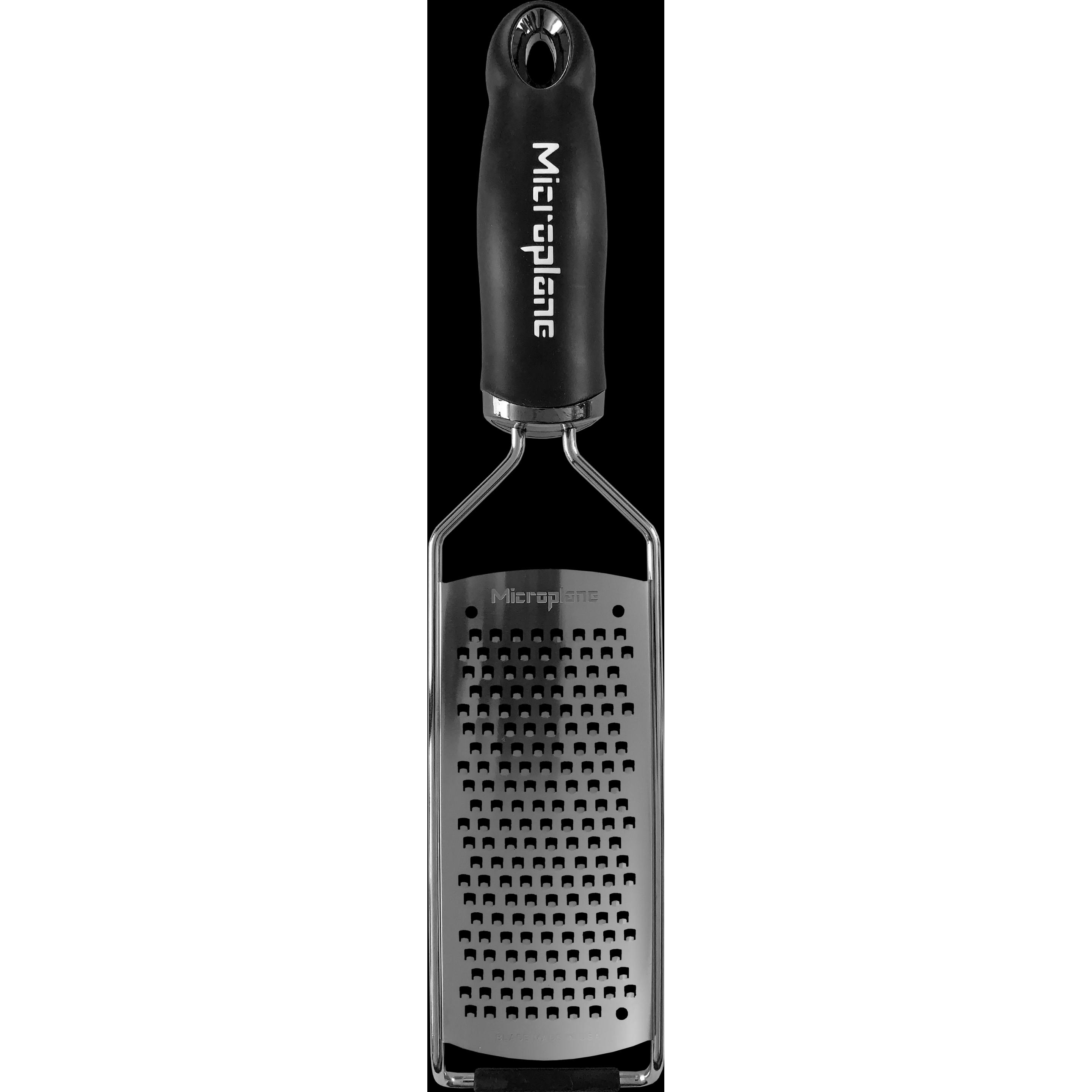 Microplane Gourmet, Küchenreibe, Schwarz