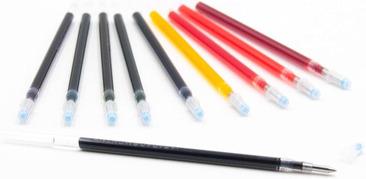 Image du produit LEGO Recharge de stylos à gel - 10 pcs (Mine de gel, Jaune, Vert, Bleu, Bleu clair, Noir, Violet, Rouge, Orange)