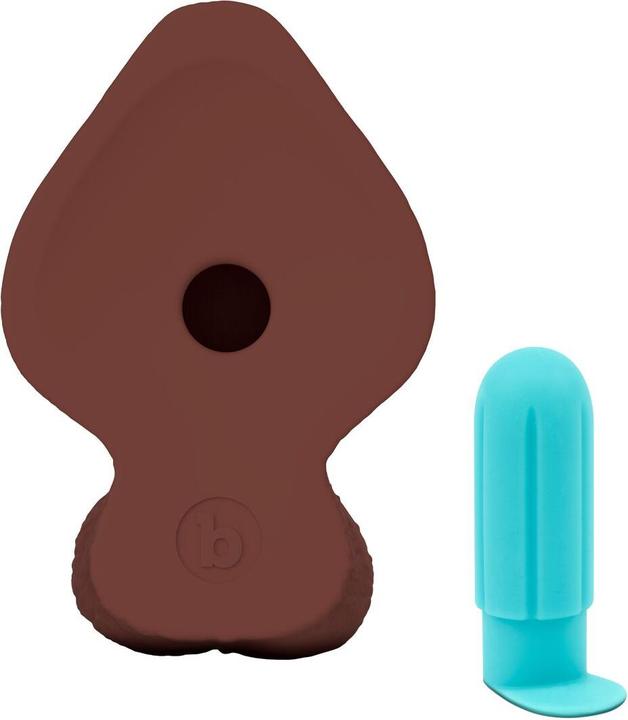 Produktbild Earthly Body Slipskin Realistic Silicone Dildo 8 Inch Girthy Brown