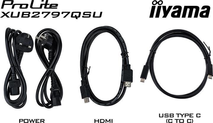 Image du produit iiyama Moniteur XUB2797QSU-W2 (2560 x 1440 pixels, 27")