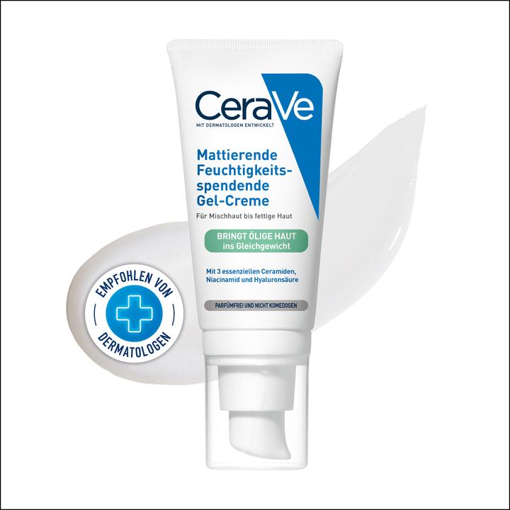 Image du produit CeraVe Gel-crème hydratant (52 ml, Crème 24h, Gel visage)