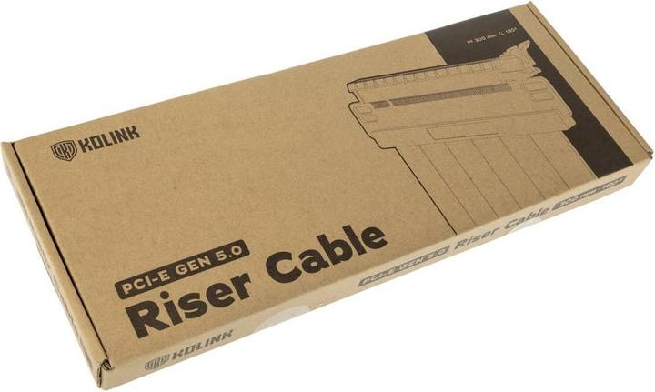 Actual product image Kolink PCIe Riser Kabel (30 cm)