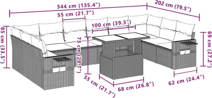 Produktbild vidaXL Tripp