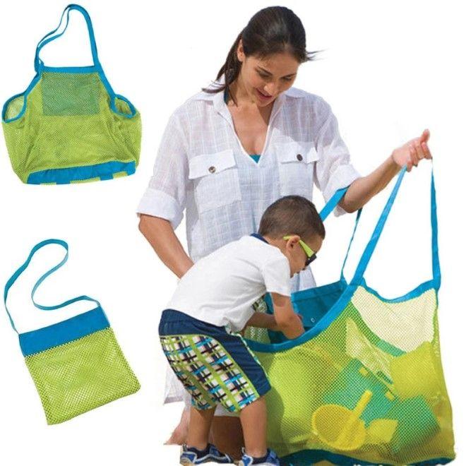 Actual product image MU Style Beach toy net bag Carrier bag