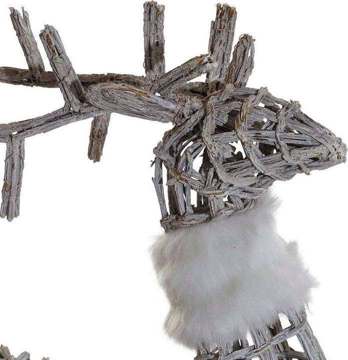 Productafbeelding DKD Home Decor Kerstversiering LED Licht Wit mandje 60 x 30 x 37 cm (3 stuks)