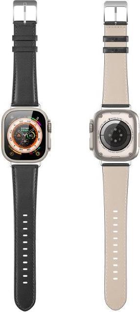 Actual product image Dux Ducis YS Series Genuine Leather Bracelet (38 mm, 40 mm, 41 mm, Genuine leather, Apple Watch Series 2, Apple Watch Series 3, Apple Watch Series 1, Apple Watch Series 4, Apple Watch Series 5, Apple Watch Series 6, Apple Watch Series 7, Apple Watch Series 8, Apple Watch Series 9, Apple Watch SE)