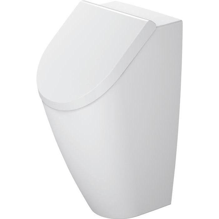 Duravit, Toilette + Bidet, Urinal ME by Starck RIMLESS 0,5 l Zul v hint o Fliege f Deckel weiss