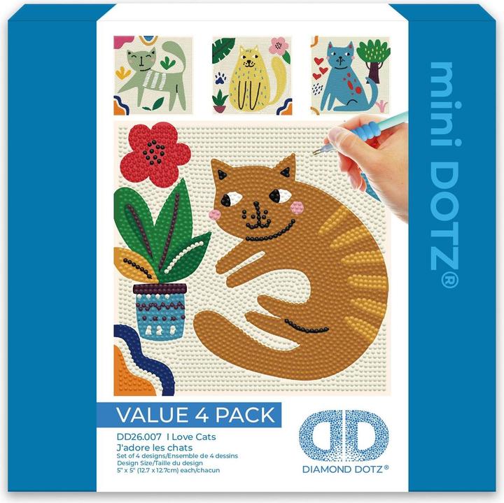 Immagine prodotto Diamond Dotz Diamond Painting Mini Katzen