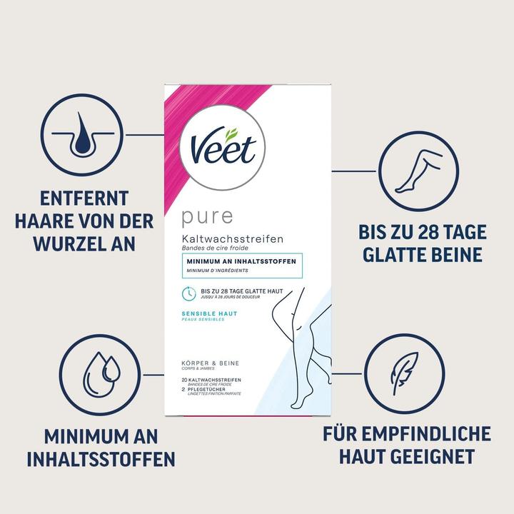 Produktbild Veet 3er-Pack Kaltwachsstreifen (60 x)