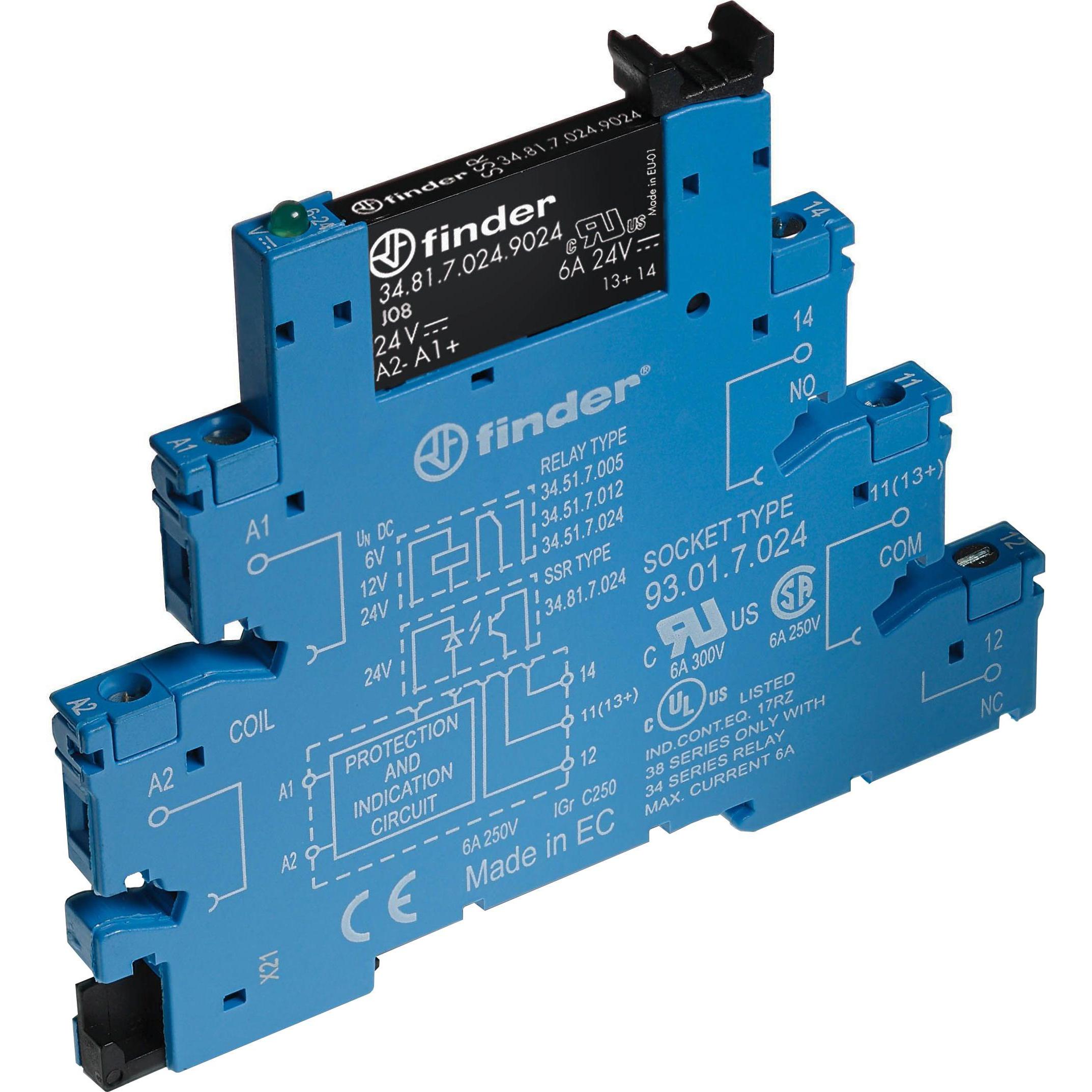 Finder Optokoppler mit SSR 240VAC Serie 38.81, Relais
