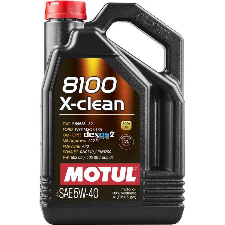 Motul, Motorrad Zubehör, ENGINE OIL 8100X-CLEAN 5W40 4L