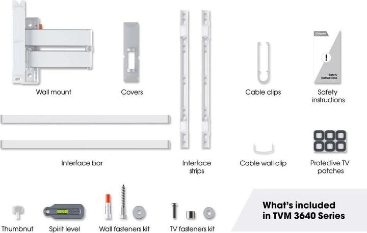 Actual product image Vogels TVM 3645 (Wall, 77", 35 kg)