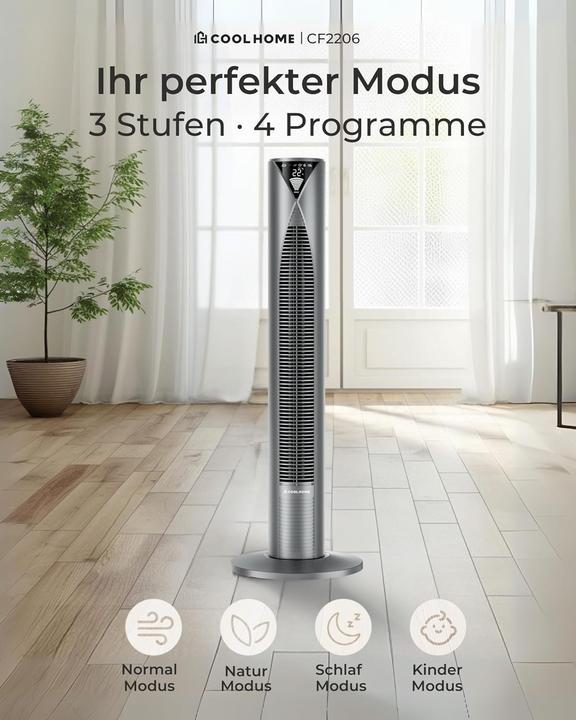 Produktbild CoolHome Turmventilator mit Fernbedienung
