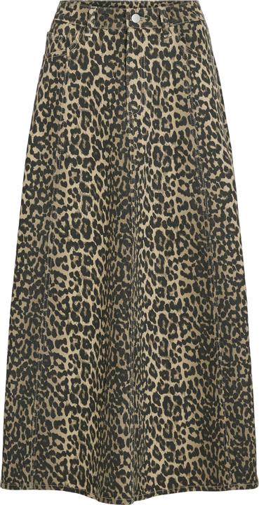 Actual product image Vila Leoprint midi skirt (34)