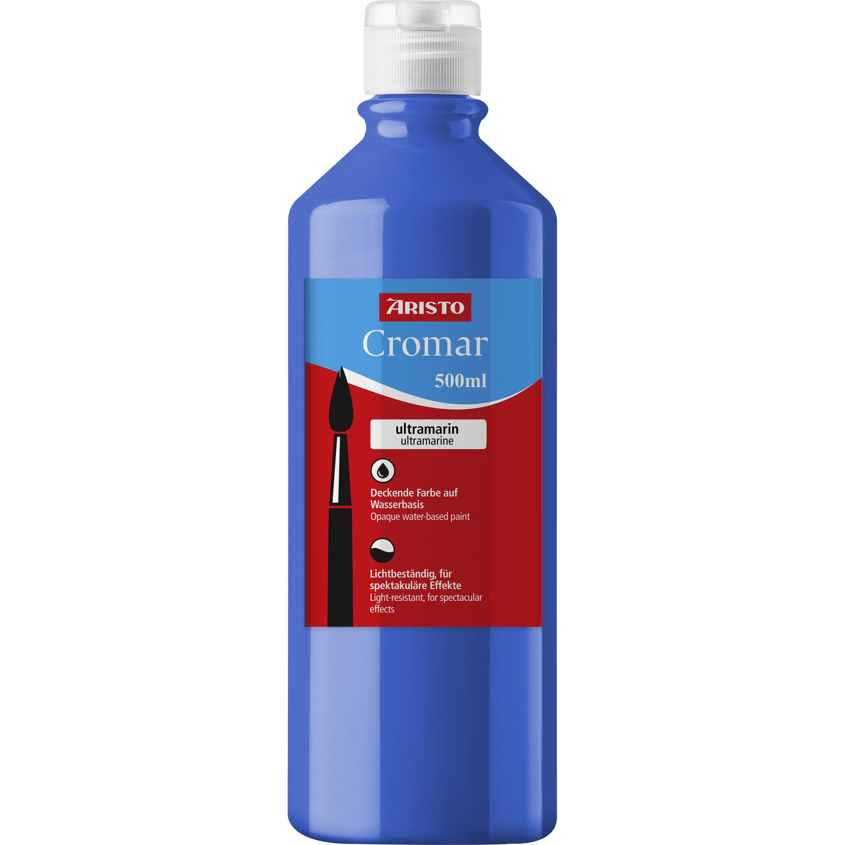 Aristo, Colore + Vernice per fai da te, Cromar 500 ml, ultramarin (500 ml)