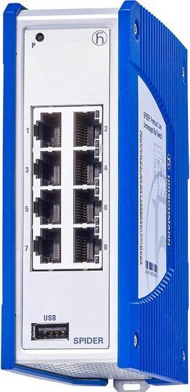 Produktbild Hirschmann SPIDER-SL#942132017 Ind.Ethernet Switch 20-08T1999999TY9HHHH - Switch (8 Ports)