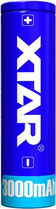 Xtar 18650 3000mAh 3.6V - 3.7V Li-Ion battery (protected) (1 pcs., 18650, 3000 mAh)